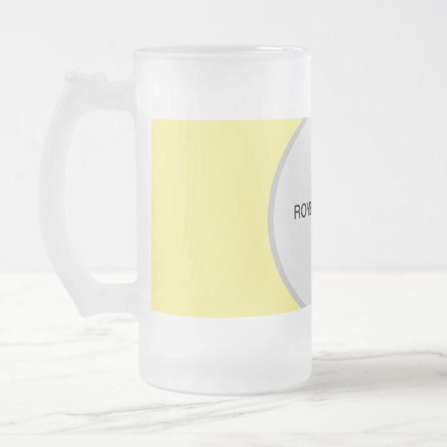 Mug en verre dépoli, 16 oz (Gauche)