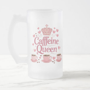 Mug en verre dépoli 16 oz pour les amateurs de caf