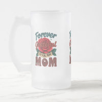 Mug en verre dépoli - 16 oz | "Pour toujours graci