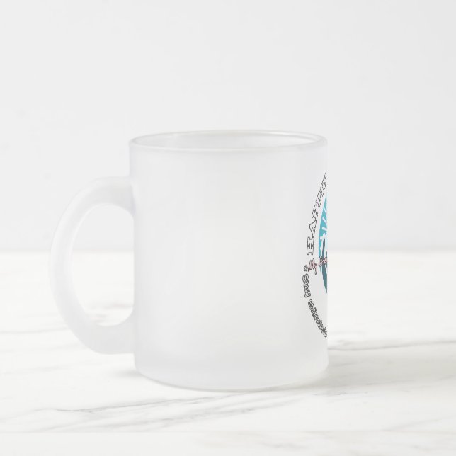 Mug en verre dépoli, 300 ml (Gauche)