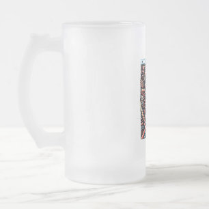 Mug en verre dépoli, 470 ml