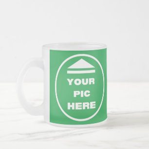Mug en verre dépoli - Ajouter votre image 11 oz