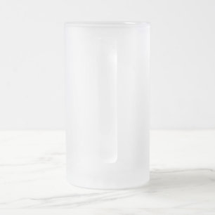 Mug en verre dépoli avec conception Abstraite de t
