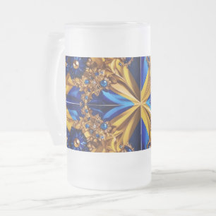 Mug en verre dépoli avec la Suède Conception des c