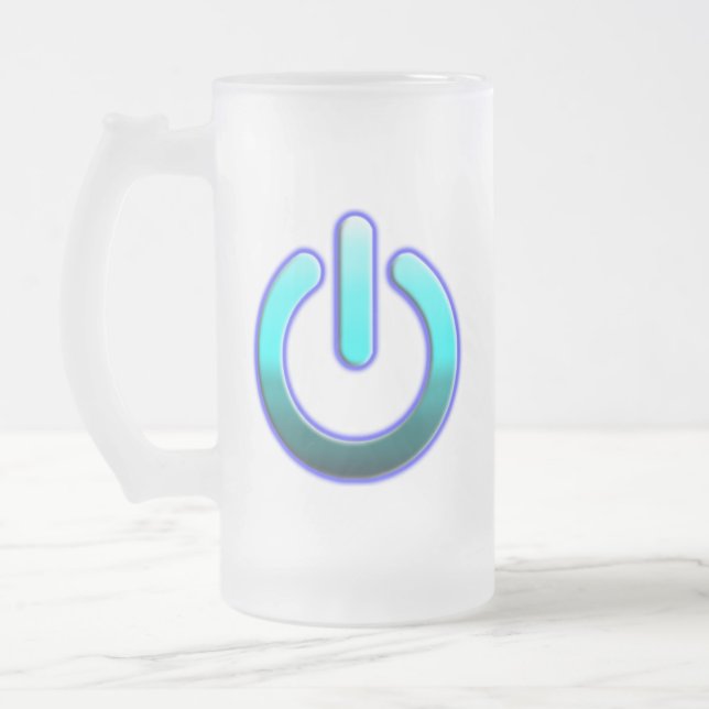 Mug en verre dépoli de Zer0 (Gauche)
