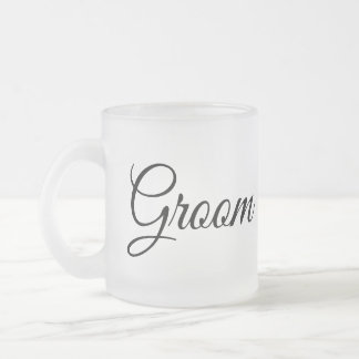 Mug en verre dépoli minimaliste pour la toilette