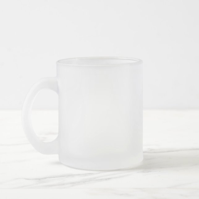 Mug en verre dépoli personnalisé pour chaque occas (Gauche)