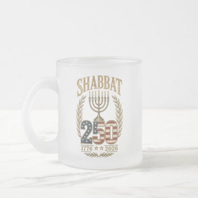 Mug en verre dépoli pour le 250e anniversaire de S (Gauche)