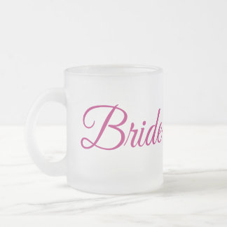 Mug en verre givré Mariée