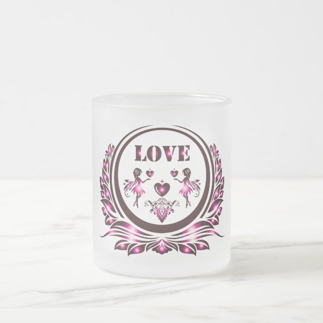 Mug en verre Heart Lover (Centre)