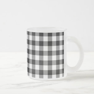 Mug En vichy café noir et blanc