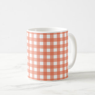 Mug En vichy orange