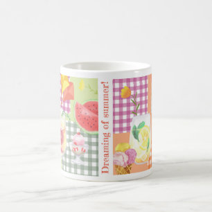 Mug en vichy Patchwork Dream of Summer