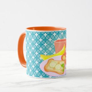 Mug En vichy petit-déjeuner