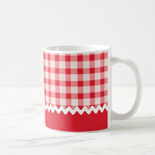 Mug En vichy rouge (Droite)