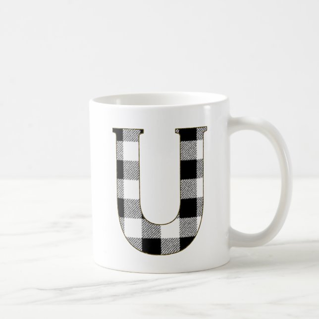 Mug en vichy Vérifier U (Droite)