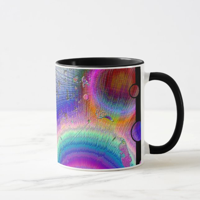 Mug Enamel Sunburst Fun Frame (Droite)