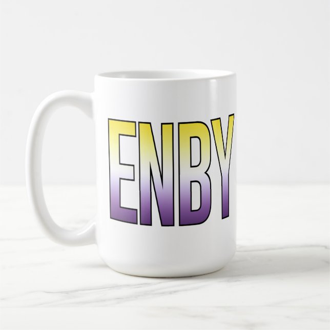 Mug ENBY - Non binaire (Gauche)