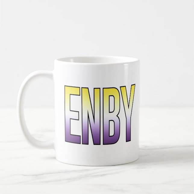 Mug ENBY - Non binaire (Gauche)