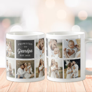 Mug Encadré pour grand-père personnalisé avec 9 photos