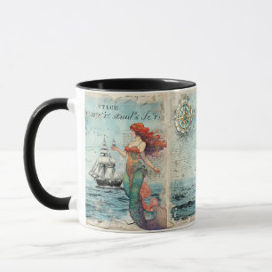 Mug Enchantement vintage de sirène : une magie sous-ma