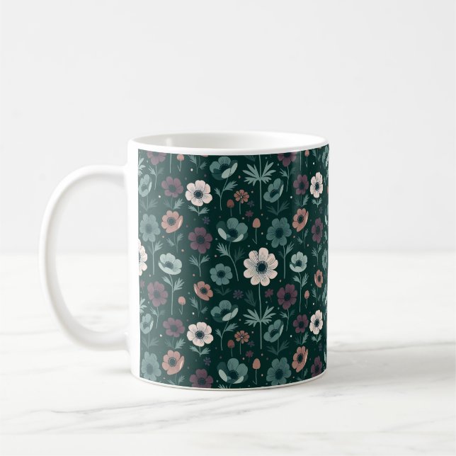 Mug Enchanter le Motif Anémonique (Gauche)