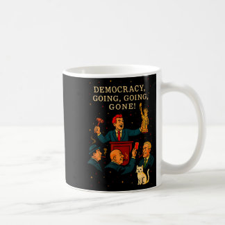 Mug Enchère démocratique partie drôle cadeau satire po
