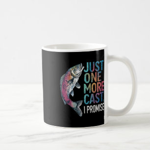 Mug Encore un lancer je promets Cadeaux de pêcheur 