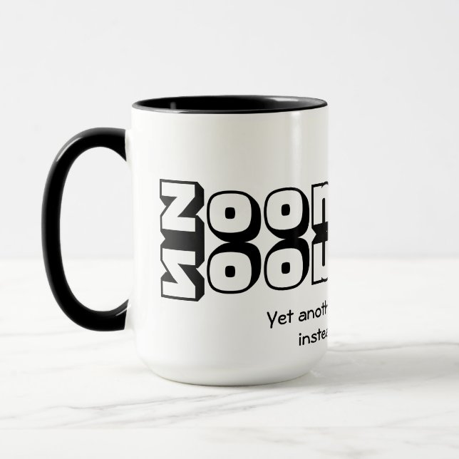 Mug Encore une autre réunion ZOOM | Personnalisable (Gauche)