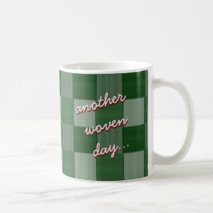 Mug Encore une forêt de jour tissée verte