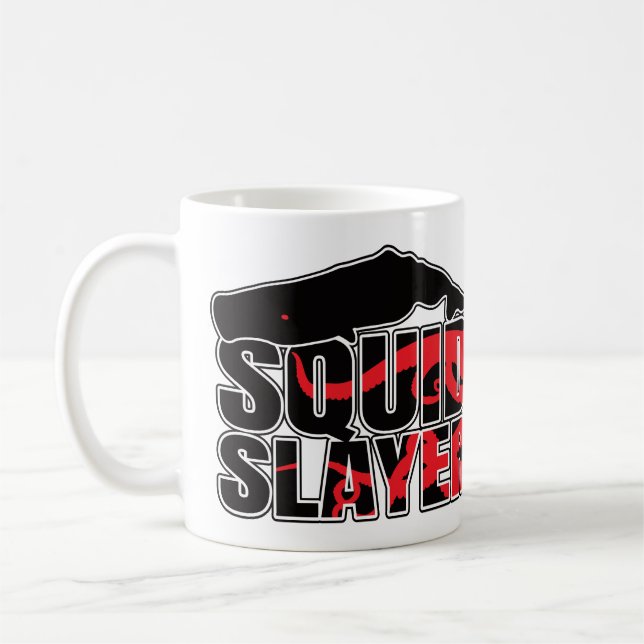 Mug Encornets géants de baleine de Sperm - Louvain cét (Gauche)