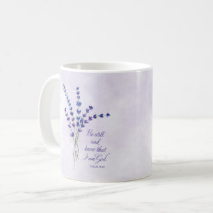 Mug Encouragement chrétien Lavande avec Écriture