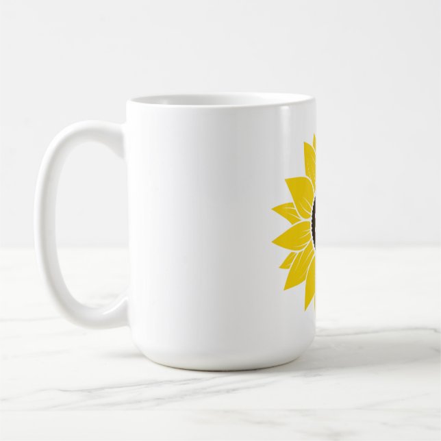 Mug Encouragement du tournesol - Donner du pouvoir aux (Gauche)