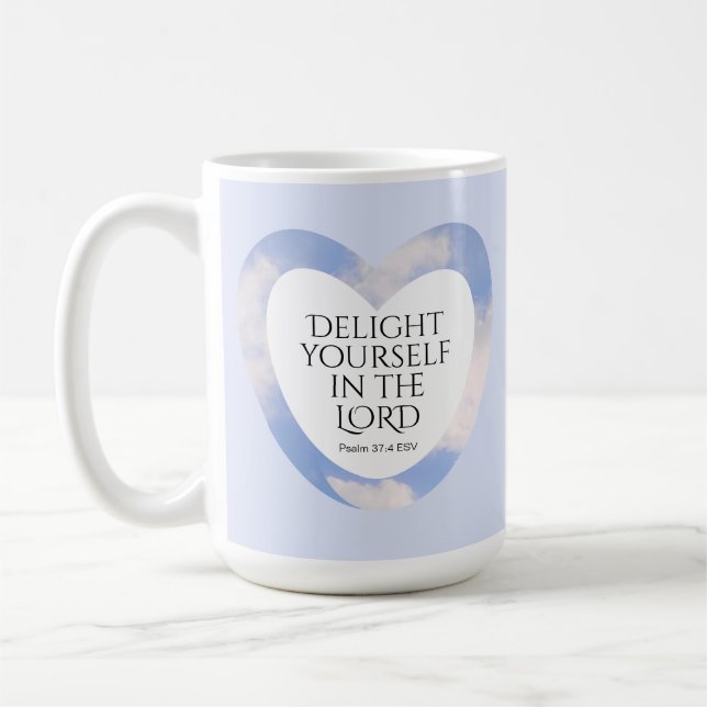 Mug Encouragement et application de la Bible Bleue Lum (Gauche)