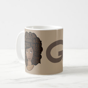Mug Encourager les femmes noires, apprendre le Brown