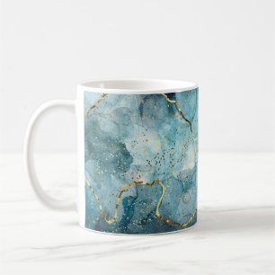 Mug Encre alcoolique bleue