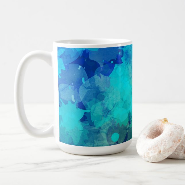 Mug Encre Bleu Violet (Avec donut)