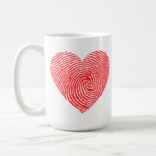 Mug encre cardiaque (Gauche)