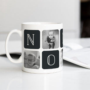 Mug Encre Collage photo de grand-père NONNO