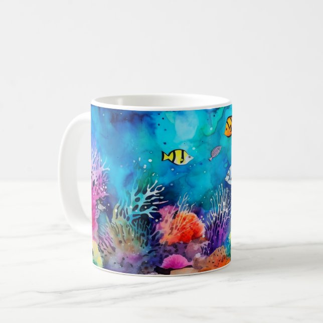 Mug Encre d'alcool Été (Devant gauche)