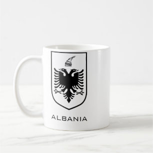 Mug Encre de patrimoine du blason national albanais