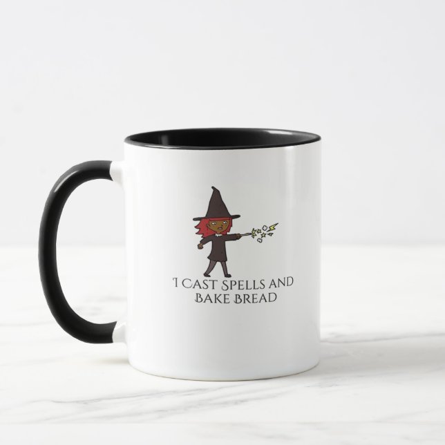 Mug Encre de Whimsigoth - Forêts mystiques, Lunes et M (Gauche)