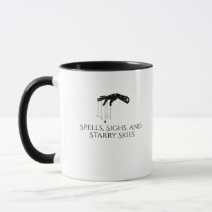 Mug Encre de Whimsigoth - Forêts mystiques, Lunes et M