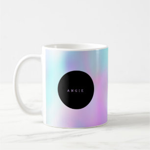 Mug Encre Liquide Gras Marbre Rose Coloré Bonbon