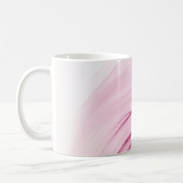 Mug Encre, peinture, abstraite. Fermeture du tableau.  (Gauche)