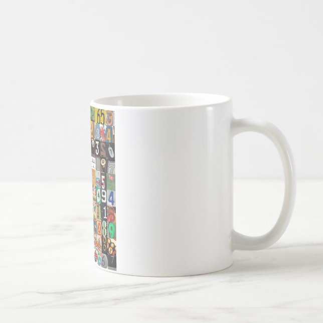 Mug Endroits de pi (Droite)