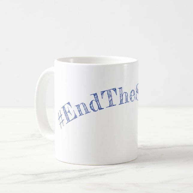 Mug #EndTheStigma Korman Productions chaîne YouTube (Devant gauche)