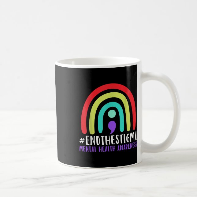 Mug #endthestigma - Semicolon de sensibilisation à la  (Droite)