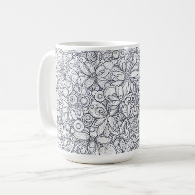Mug Endurance de la fleur éternelle (Devant gauche)