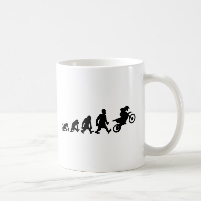 Mug enduro de procès de moto (Droite)